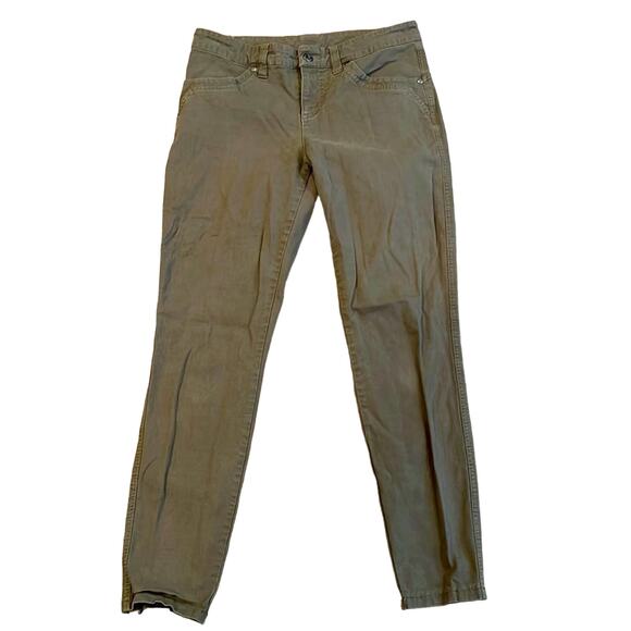 KUHL Green Outdoor Hiking Skinny Leg Pants Size 6 Short Inseam 27" - Picture 2 of 12